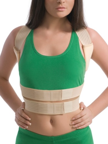 Корректор осанки с рёбрами жёсткости Реклинатор MedTextile №2011 Корректор осанки с рёбрами жёсткости Реклинатор MedTextile №2011