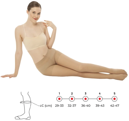 Компрессионные колготки Varitex антиварикозные, модель 933