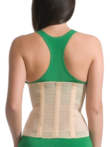 Бандаж лечебно-профилактический, 3 ребра жесткости MedTextile № 4001