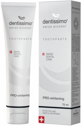 Отбеливающая зубная паста Dentissimo Pro-Whitening