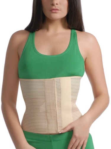 Бандаж лечебно-профилактический, 3 ребра жесткости MedTextile № 4001