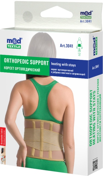 Согревающий корсет, ортопедический MedTextile №3041