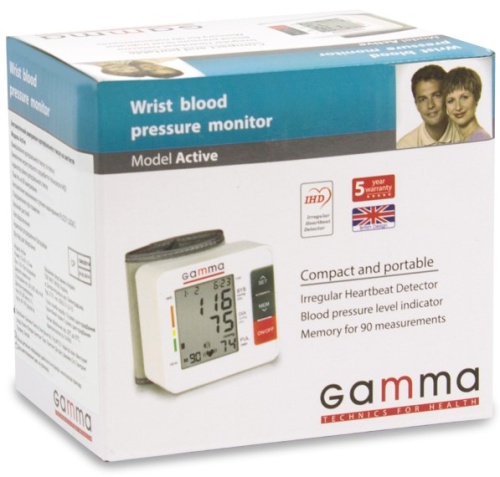 Автоматический тонометр на запястье Gamma Active