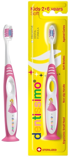 Детская зубная щетка (2-6 лет) Dentissimo Kids