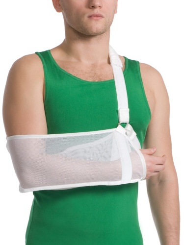 Поддерживающий бандаж белый на руки MedTextile № 9912