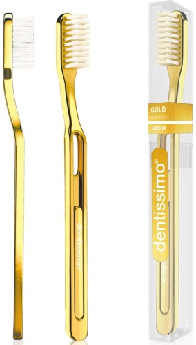Зубная щетка Dentissimo Medium Gold