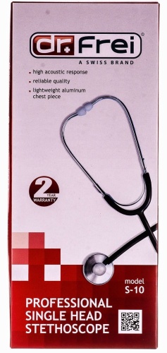 Стетоскоп с односторонней головкой Dr.Frei S-10