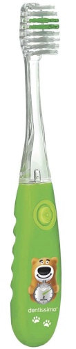 Детская зубная щетка Dentissimo Kids Timer 3-6 лет (зеленая)