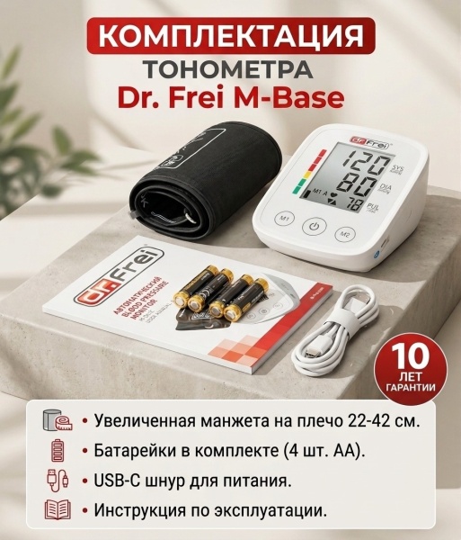 Тонометр автоматический Dr.Frei M-BASE