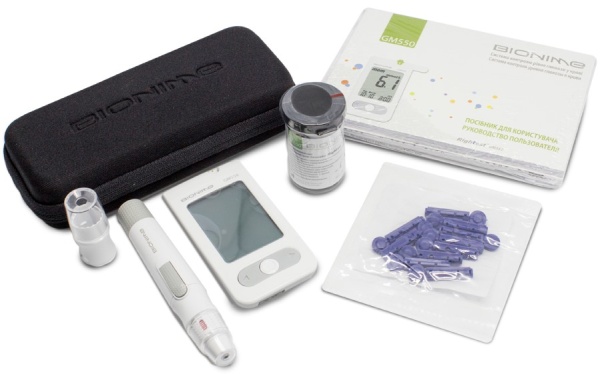 Глюкометр BIONIME Rightest GM550 Глюкометр BIONIME Rightest GM550