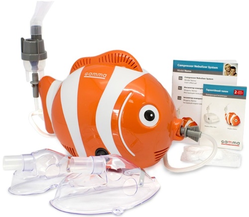 Детский компрессорный небулайзер Gamma Nemo