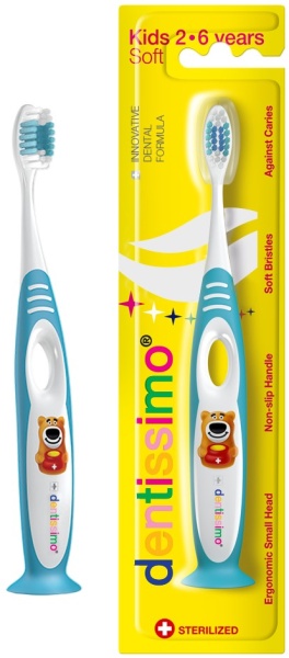 Детская зубная щетка (2-6 лет) Dentissimo Kids Детская зубная щетка (2-6 лет) Dentissimo Kids