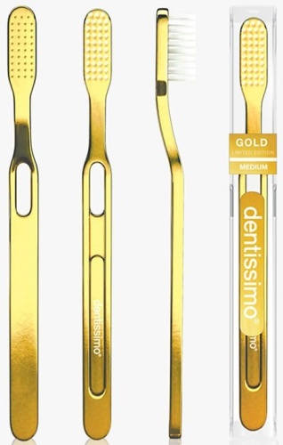 Зубная щетка Dentissimo Medium Gold
