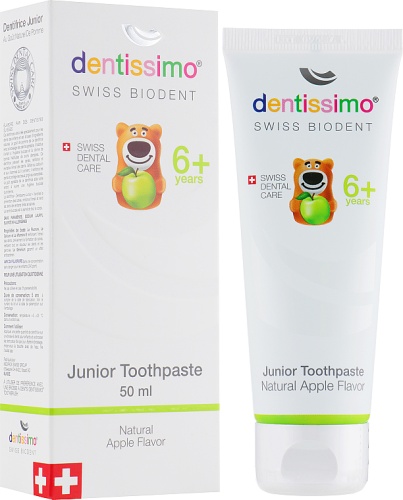 Зубная паста для детей от 6 лет Dentissimo Junior With Apple Aroma Зубная паста для детей от 6 лет Dentissimo Junior With Apple Aroma